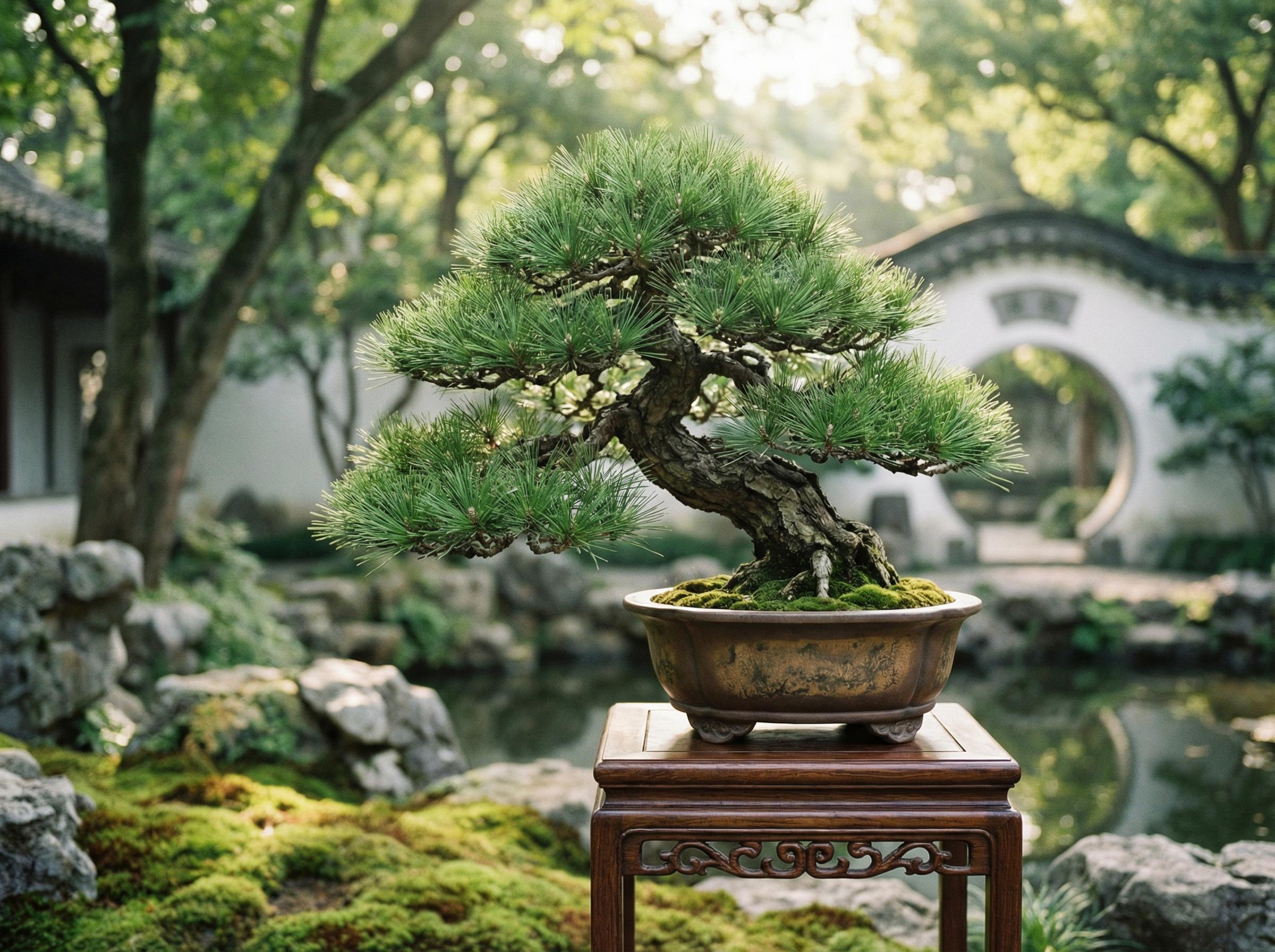 溏心溏心精选：五针松盆景养护视频教程